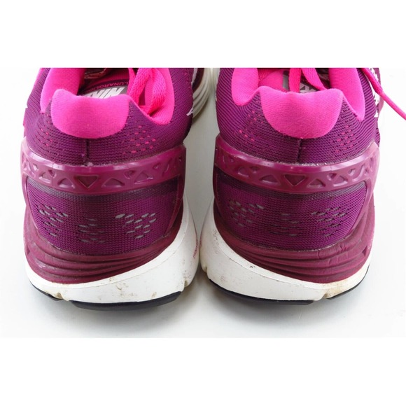 Nike Lunarglide 5 Running Shoes Pink Fabric Women 6 Medium - Picture 4 of 7